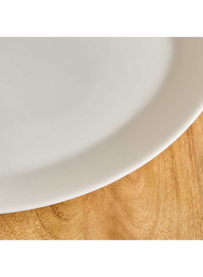 Home Box Essenza Oval Platter - White - 33.5 cm - Image 3